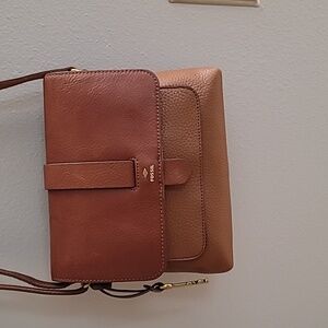 Fossil Leather Crossbody Bag
